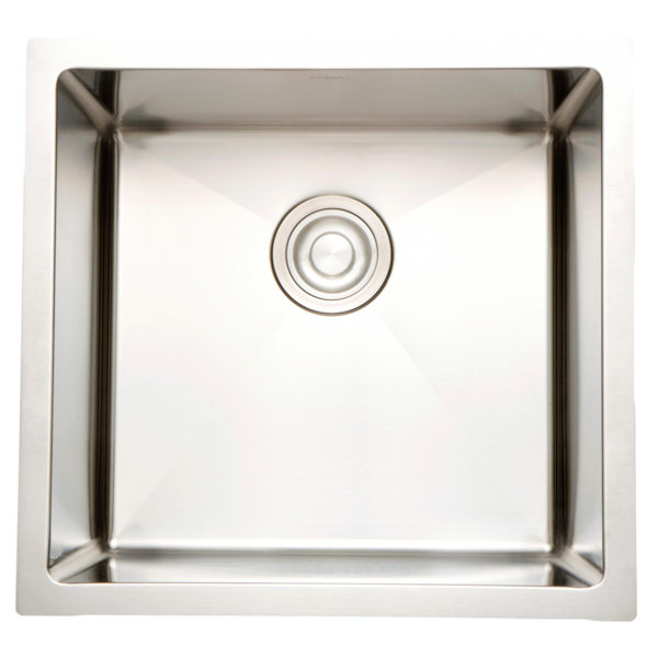 Plumbing N Parts 15'' L Undermount Single Bowl Stainless Steel Kitchen